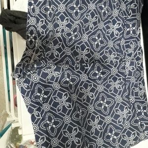 Blue and white shorts